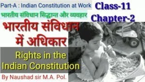 Read more about the article संविधान में अधिकार Rights in the Indian Constitution