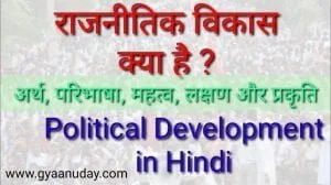 Read more about the article राजनीतिक विकास क्या है